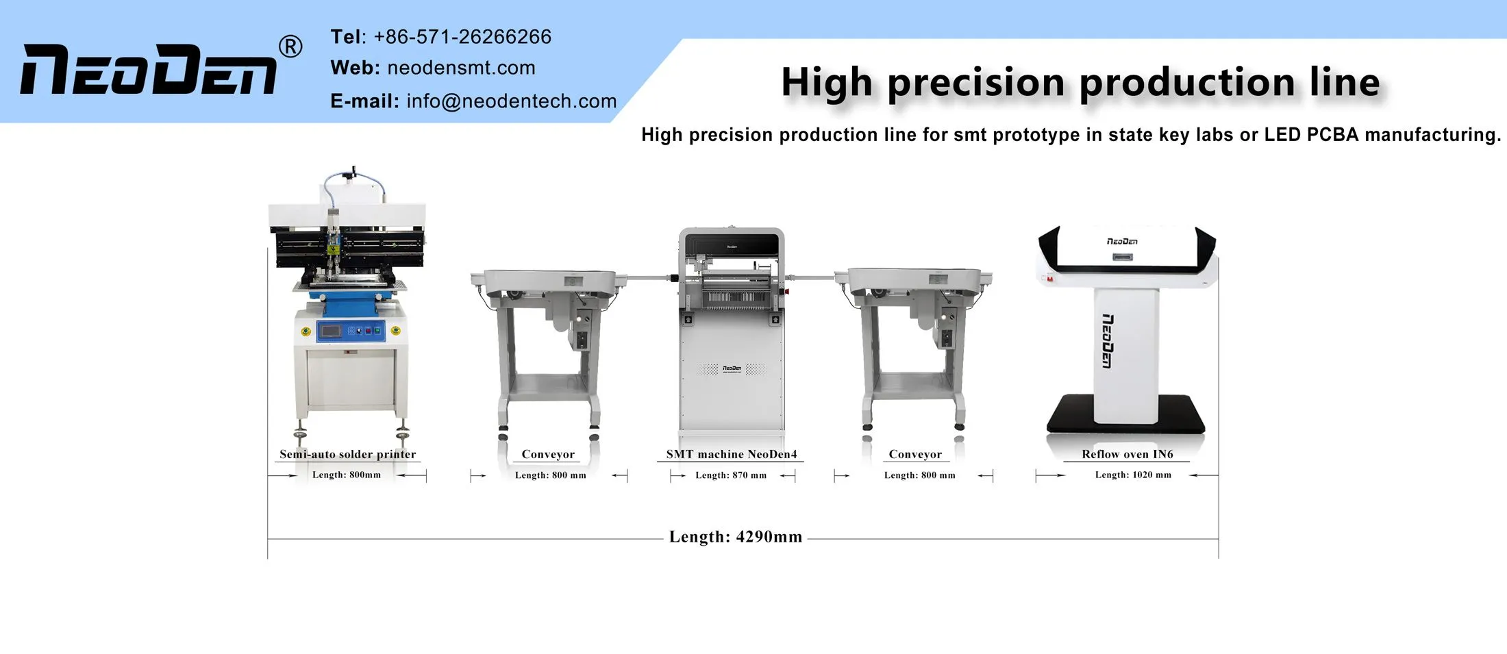 machine pick and place production line